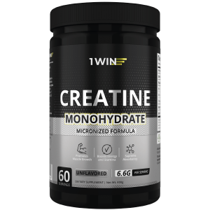 1WIN / Креатин моногидрат. Вкус Нейтральный, 400г, 60 порций