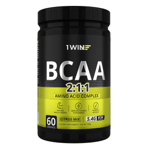 1WIN / BCAA 2:1:1, Вкус Цитрусовый микс,  60 порций