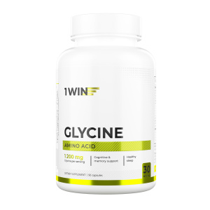 1WIN / Глицин в капсулах, 1200 мг, 90 капсул
