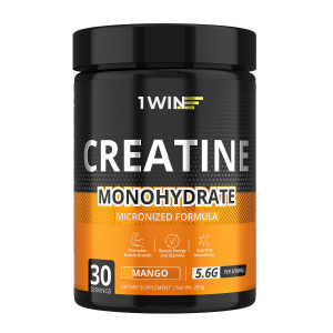 1WIN Creatine Monohydrate, Креатин моногидрат, Вкус Манго, 30 порций.