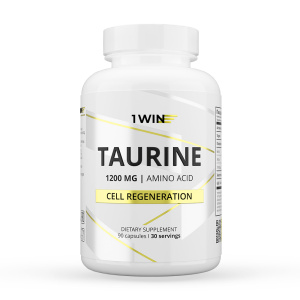 1WIN / Таурин,1200 мг, 90 капсул