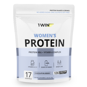 1WIN / Женский протеин. Вкус Шоколад-голубика, 425 г