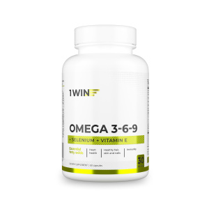 1WIN / Омега 3-6-9 с селеном и витамином Е, 60 капсул