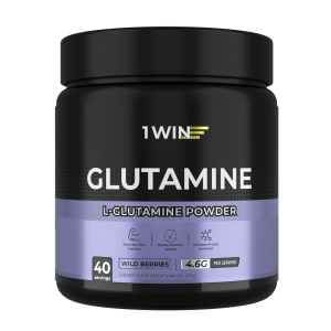 1WIN / L-глютамин. Вкус Лесные ягоды, 200 гр