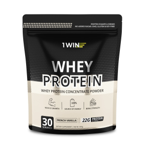 Протеин Whey Protein / Белковый коктейль для похудения, без сахара. Вкус: Ваниль. 900гр.