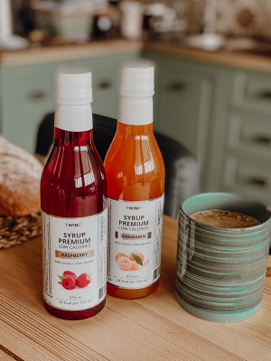 1WIN / Сироп Премиум, Низкокалорийный, Малина, 375 мл