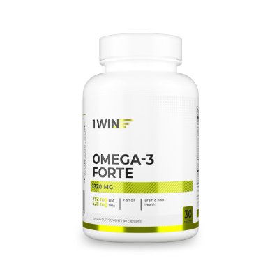 1WIN / Омега-3 Форте, 60 капсул