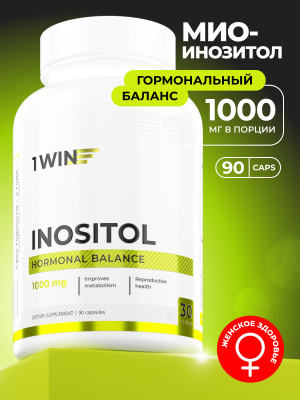 1WIN / Инозитол 1000 мг, 90 капсул