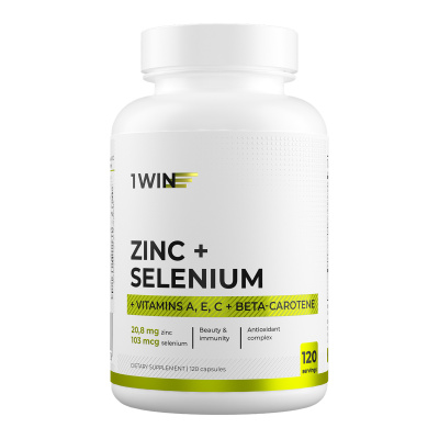 1WIN / Цинк+Селен, 120 капсул