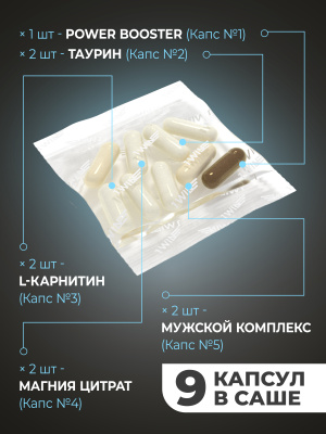1WIN / Хелс пак мужской «Мen`s Нealth pack», 30 саше-пакетов