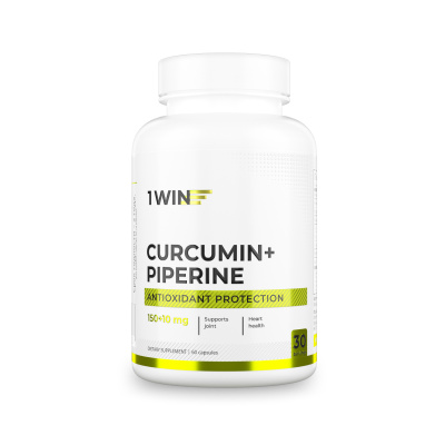 1WIN / Куркумин + пиперин, 60 капсул