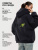 1WIN / Худи теплое Цвет графит, размер S-2XL