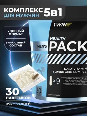 1WIN / Хелс пак мужской «Мen`s Нealth pack», 30 саше-пакетов