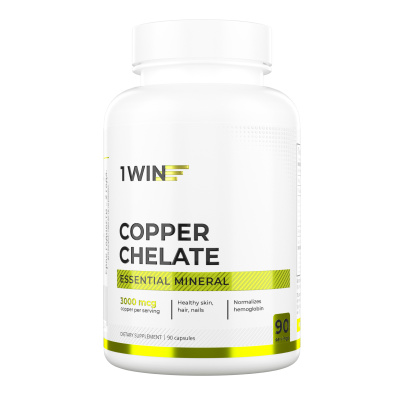 1WIN / Медь хелат, 90 капсул